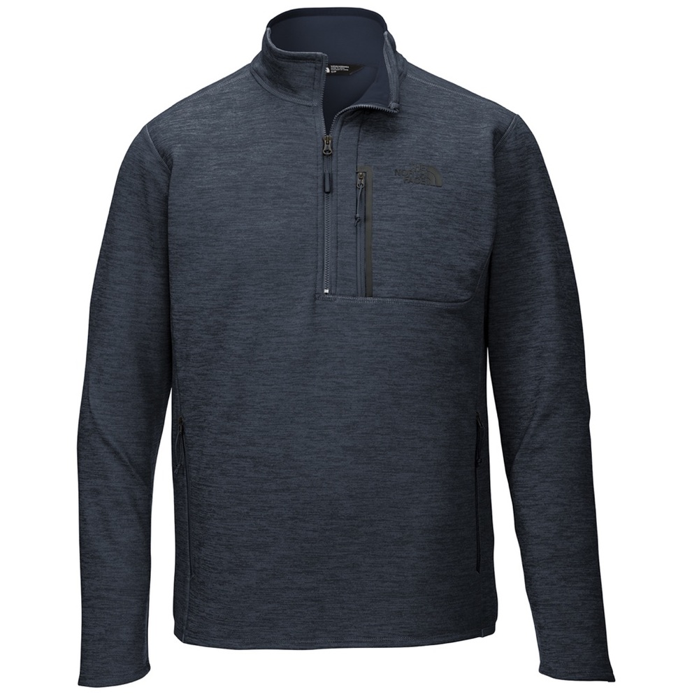 NEW The North Face Skyline 1/2-Zip Fleece Urban Navy Heather Half Zip Size S